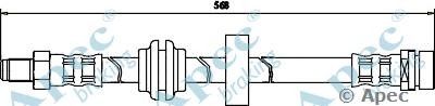 APEC BRAKING hos3479 -  Тормозной шланг